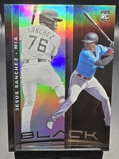 2021 Panini Chronicles #4 Jesus Sanchez Black Rookie RC