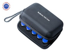 15ml Vials Holder Insulin Peptide Case Fridge Hand Strap Logo Fits 5 15ml Vials