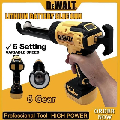 #ad #ad Dewalt Electric Caulking Gun Glass Glue Gun 6 Speeds 10oz Cordless Silicone Gun $140.99