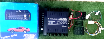 JENSEN J2002 CAR AUDIO AMPLIFIER / EQUILIZER 200W+200W | eBay