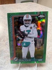2025 Topps Chrome Jaylen Waddle Green Pulsar 75/99  Very Clean Card