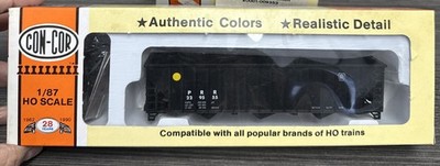 CON-COR HO Kit #501 12 Panel 100 Ton Coal Hopper PRR Scheme #2 - 229555 NIB