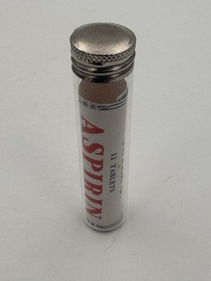 Vintage Aspirin Vial Glass Suters Altoona PA