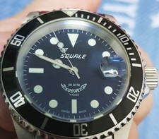 Squale Diver 40mm Ceramic Bezel Auto ETA2824-2 2020 w/Box, Links, Warranty card