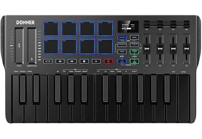 6975626381120 Donner DMK-25 Pro - MIDI-Steuertastatur DONNER