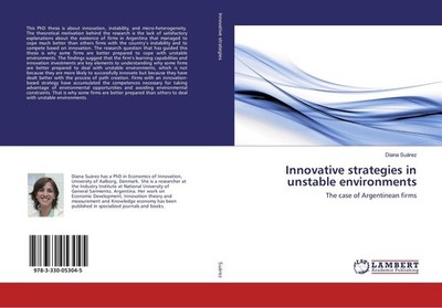 Innovative strategies in unstable environments Diana Suárez
