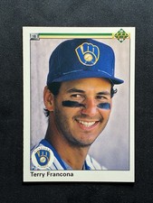 1990 Upper Deck Baseball - Terry Francona #180 - Milwaukee Brewers - NM