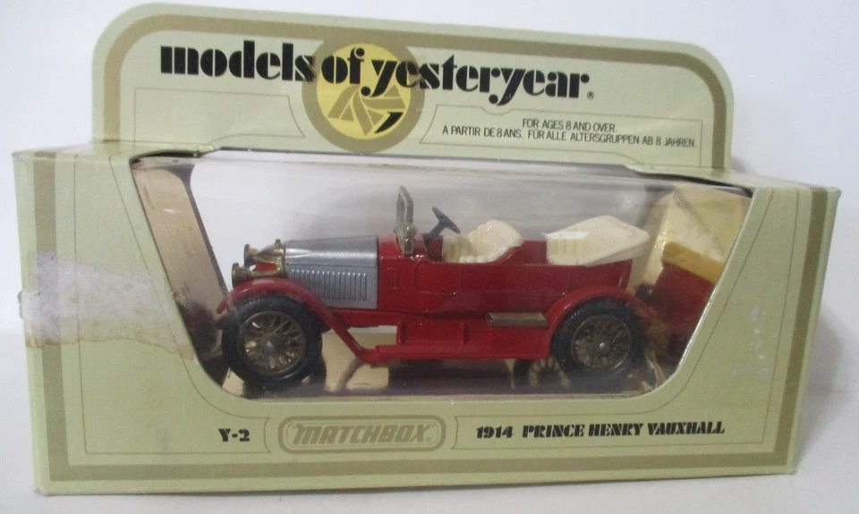 Vintage Matchbox MOY 1914 Prince Henry Vauxhall 1:47 Scale Diecast w/Box - Image 2 of 4