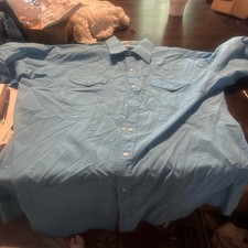 Sheplers Pearl Snap Short Sleeve Western Shirt Size 17