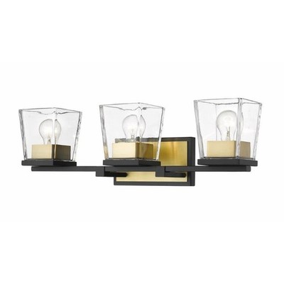 Z-Lite 3 Light Vanity 475-3V-MB-OBR, Clear