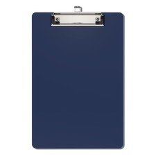 Small Plastic Clipboards, Mini Blue Clip Board Memo Size 6" x 9" for Classroom