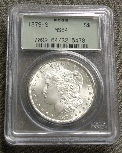 1879 S MORGAN SILVER DOLLAR ~ PCGS MS64 ~OGH ~ A REAL BEAUTY