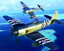 Trumpeter 02844 1:48 Hawker Sea Fury FB11 Fighter Military Aircraft Plane Kit