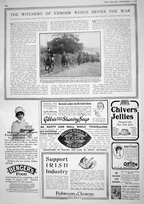 Alte 1916 Earl Fortescue Devon Hirschhunde Molton Jagd Wrights Seife 20.