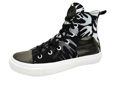 Sneaker McQ Alexander McQueen SWALLOW Schwarz Hi Top Schuhe Schwalben  40