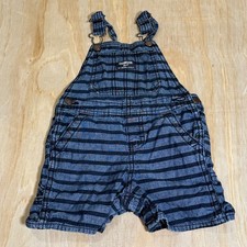 Oshkosh Bigosh Overalls Navy blue Stripes Shorts 24M