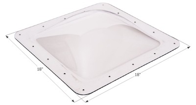 ICON 01818 RV Skylight SL1414-14'' x 14'' x 4'', Clear