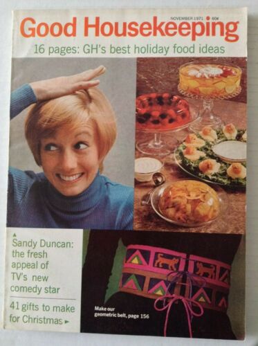Good Housekeeping Magazine Sandy Duncan Belts November 1971 031319nonrh - Picture 1 of 1