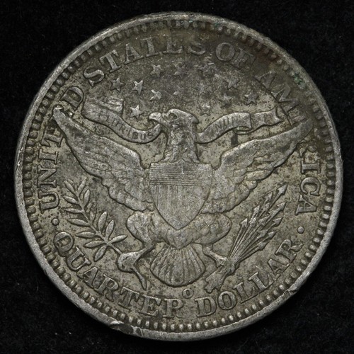 1904-O Barber Silver Quarter CHOICE XF E179 SF - Picture 2 of 2