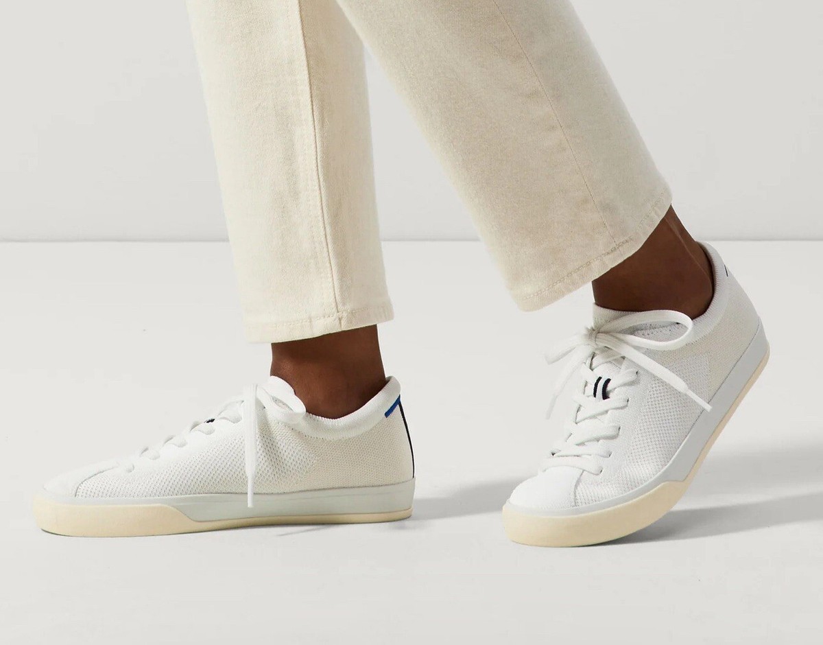 Rothy’s The RS02 Sneaker Courtside White Women’s 15.5 Men’s‎ 14 Court Sneaker Rothys White Sneakers Rothy main image 3