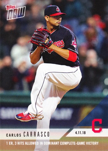 2018 Topps Now 68 Carlos Carrasco