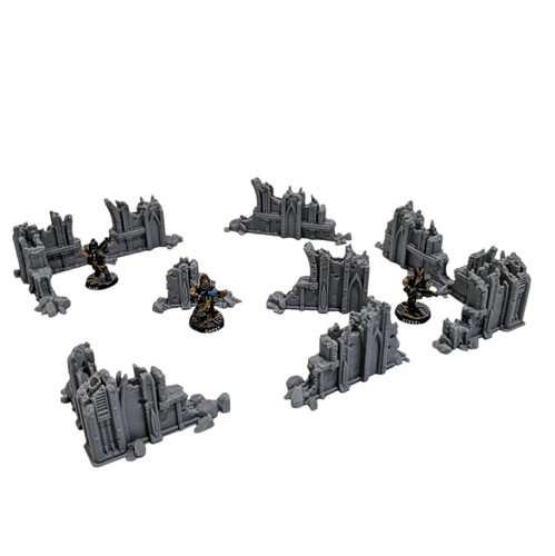 Forgeworld Ruinenfragmente - 28mm 3D gedrucktes Gelände für Tabletop Wargaming - Bild 2 von 9