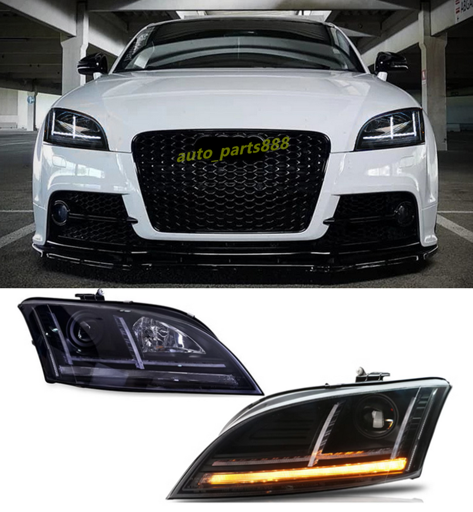 LED Headlights For Audi TT TTRS H7 2006-2014 Upgrade Laser