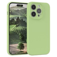 FüR Apple Iphone 14 Pro HandyhüLle Silikon Back Cover Schutz Handy Case GrüN