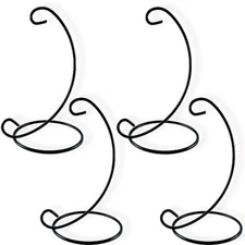 Ornament Display Stands Black – Set of 4 - Christmas Ornament Holder #1466-11