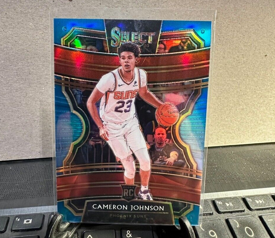 Cameron Johnson RC 2019-20 Panini Select Blue Prizm  /299 #8