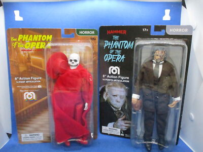 set 2 PHANTOM OF THE OPERA 8'' Action Figures Masque Of The Red Death New