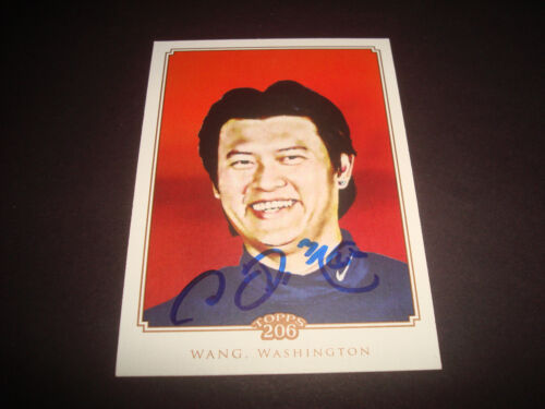 Autographe authentique signé Chien Ming Wang Yankees 2010 Topps 206 #245 920 - Photo 1/1