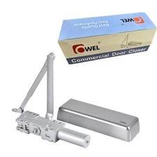 Extra Heavy Duty/UL Listed Commercial Automatic Door Closer, Cast Iron Body