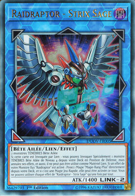 Raidraptor - Wise Strix - DUOV-EN005 - Ultra Rara - 1a Edizione - Carta Yu-Gi-Oh!