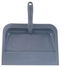 Superio Heavy Duty Durable Plastic Dustpan, for Indoor and Outdoor Use, Grey.