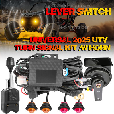 For Can-Am Maverick Max STD XMR XRS DPS UTV Turn Signal Horn Street Legal Kit