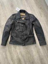 Belstaff Womens Biker Jacket Sammy Miller Waxed Cotton 10uk It42 Rrp £650