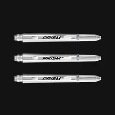 WINMAU PRISM POLYCARBONATE  DART SHAFTS..CLEAR  MEDIUM 46MM