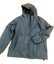 VANS Skater Off The Wall Hooded Grunge Jacket Men's XL Hood Zip Gray