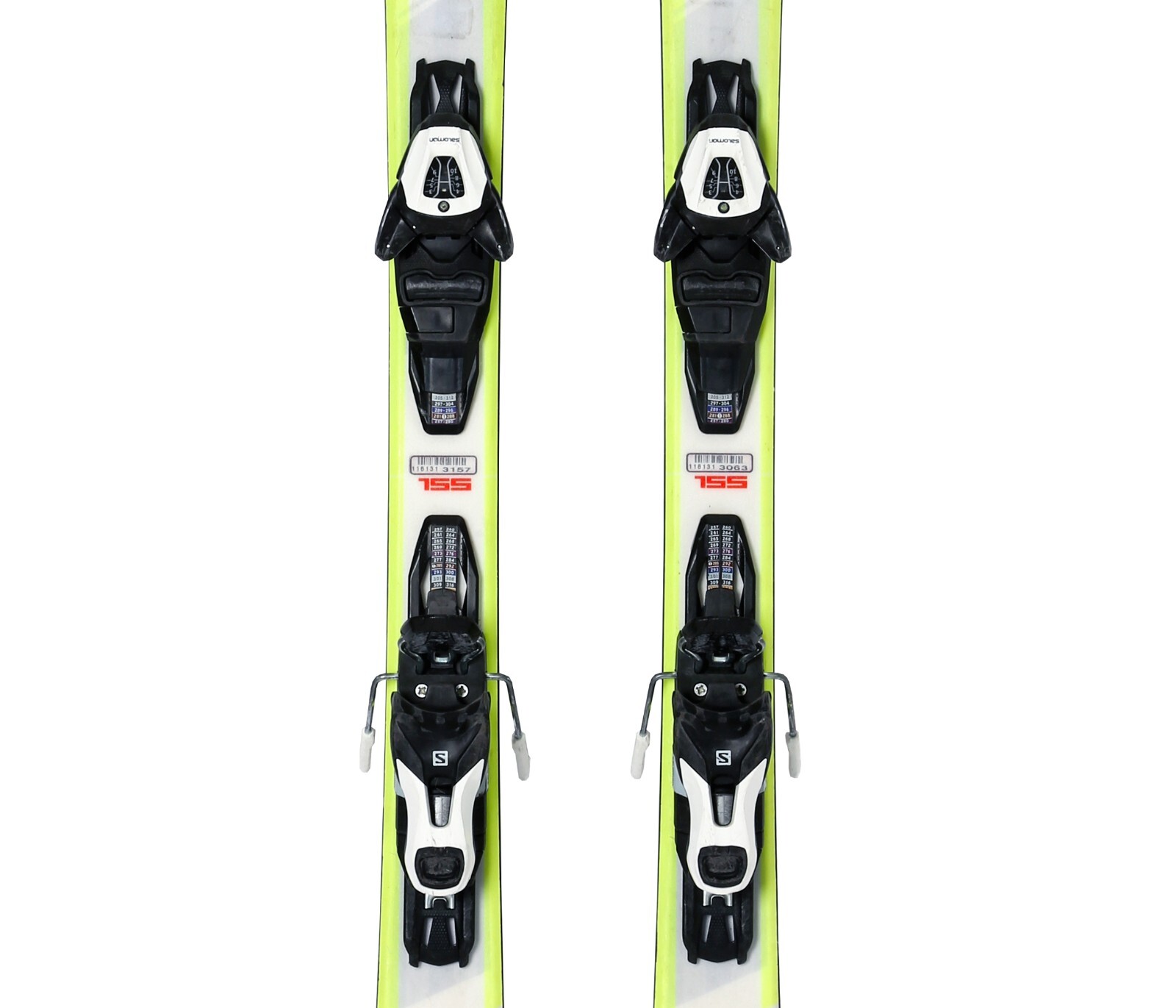 Sci Adulti Usati SALOMON "X MAX" Taglia: 155 Cm = 1 Metro 55 + Attacchi