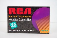 RCA Hi Fi Stereo Audio Cassette Tapes 90 Min 3-Pack New Sealed