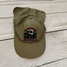Sea World Shamu khaki youth baseball hat with neck flap