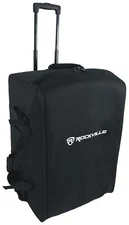 Rockville Rolling Travel Bag w/Wheels Fits RCF EVOX-J8 Speaker