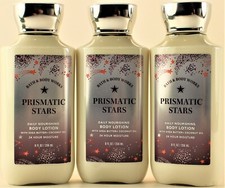 QTY 3 - Bath  Body Works PRISMATIC STARS Body Lotion Moisturizer Cream 8oz