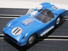Vintage Meccano Circuit24 Fente Course Voiture - Bleu Ferrari TR60 - Très Rare -