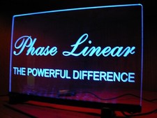 PHASE LINEAR ETCHED ACRYLIC LED SIGN