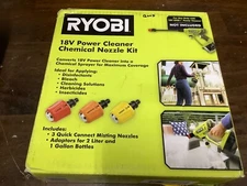 Ryobi 18V One+ Power Cleaner Chemical Nozzle Kit Adapters EZ Clean OEM Genuine