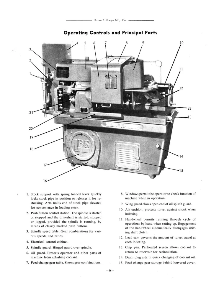 Brown & Sharpe #2 Automatic Screw Machine Operation, Repair & Parts Manual *368 - Image 4 of 4