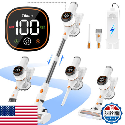 Tikom V500 Cordless Vacuum Cleaner For Home 40000Pa/450W Stick Vacuum Led Touch