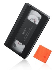 VHS Head Cleaner Kit for VCR Players - Dry Cleaning Solution